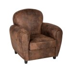 Atmosphera - fauteuil club 'stanis' 86cm marron Atmosphera - fauteuil club 'stanis' 86cm marron
