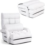 Fauteuil convertible  accoudoir et dossier rglable  5 positions, chauffeuse 1 place adulte convertible ...