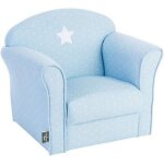 Fauteuil pour enfants bleu atmosphera pour kids - si�ge confortable et color� pour enfants