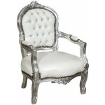 Fauteuil lit baroque 73x50x51 cm chaise louis xvi style français fauteuil de chambre tapissé fauteuil ... Fauteuil lit baroque 73x50x51 cm chaise louis xvi style français fauteuil de chambre tapissé fauteuil ...