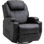 Fauteuil luxe de relaxation et massage inclinaison dossier repose - pied réglable revêtement synthétique ... Fauteuil luxe de relaxation et massage inclinaison dossier repose - pied réglable revêtement synthétique ...