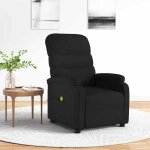 Fauteuil de massage chaise de massage fauteuil design fauteuil relax noir tissu vidaxl