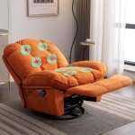 Fauteuil de massage �lectrique inclinable, chauffant, avec fonction de massage par vibration, connecteurs ...