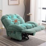 Fauteuil de massage �lectrique inclinable, chauffant, avec fonction de massage par vibration, connecteurs ...