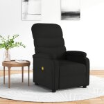 Fauteuil de massage chaise de massage fauteuil design fauteuil relax noir tissu vidaxl
