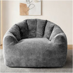 Fauteuil poire ergonomique de forme ronde avec contour complet du corps pour une d�tente et un confort ...