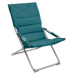 Hesperide - fauteuil relax de jardin milos bleu canard en acier traité époxy - hespéride Hesperide - fauteuil relax de jardin milos bleu canard en acier traité époxy - hespéride