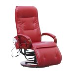Mend - fauteuil relax massant londres rouge Mend - fauteuil relax massant londres rouge