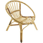 Fauteuil rond enfant en rotin lune Fauteuil rond enfant en rotin lune
