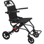 Fauteuil roulant, chaise d'activit� pour personnes �g�es, cadre en acier au carbone ultra l�ger, portable ...