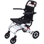 Fauteuil roulant, chaise d'activit� pour personnes �g�es, roue avant rotative � 360 degr�s et poign�e ...