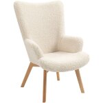 Nordlys - fauteuil de salon scandinave pieds bois