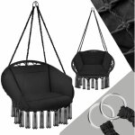 Tectake - fauteuil suspendu avec rembourrage épais de l'assise et du dossier pour un maximum de confort ... Tectake - fauteuil suspendu avec rembourrage épais de l'assise et du dossier pour un maximum de confort ...