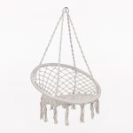 Fauteuil suspendu de jardin bahli sklum blanc cass