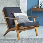 Berah getah - fauteuil noir en bois teck massif