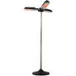 Favex - chauffage lectrique bari 3 ttes - extrieur - 3 positions de chauffe 650 / 1300 / 2000 w - ...