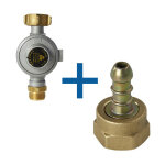 D�tendeur haute pression propane - 10kg / h - �crou bouteille / t�tine favex