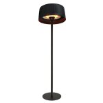 Favex - parasol chauffant �lectrique sirmione noir - ext�rieur - 3 puissances de chauffe - �conomique ...