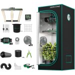 Fc - e1500 kit komplettes kulturzelt, komplettes spektrum - kulturlampe mit variabler intensitt mit ...