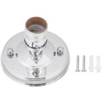 Fdit e27 socket adaptateur e26 / e27 vintage industriel plafond mur lumire base support de base de plafonnier ...