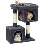 Feandrea - arbre � chat, tour de jeux 84 cm, l, maison pour chats jusqu'� 7 kg, grande plate - forme, ...