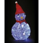 Bonhomme de neige lumineux bleu Bonhomme de neige lumineux bleu