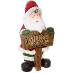 F��ric lights and christmas - d�co lumineuse p�re no�l avec pancarte 5 led h 70 cm - feeric christmas ...