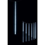 F��ric lights and christmas - guirlande rideau � 7 tubes effet goutte - blanc - h 70 cm - livraison gratuite ...