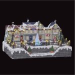 F��ric lights and christmas - village de no�l pour restaurant urbain avec 33 led blanc chaud, transformateur ...