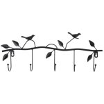 Crochet créatif en forme d'oiseau en forme de feuille pour clés, art en fer pour porte, crochet pour ... Crochet créatif en forme d'oiseau en forme de feuille pour clés, art en fer pour porte, crochet pour ...