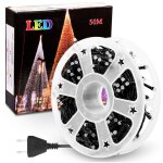 Guirlande lumineuse led 50 m 240 led en fil noir pour dcoration de jardin, sapin de nol