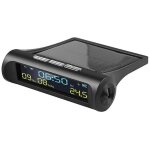 Fei yu - horloge de voiture intelligente numrique, chargement solaire, affichage du calendrier  led, ...