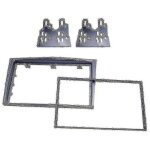 Fei yu - kit de montage d'installation d'autoradio 2 din pour opel zafira, panneau de lecteur dvd, panneau ...