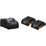Fein - set de d�marrage avec 2 batteries gba 18v 2ah ampshare et un chargeur rapide gal 1880 cv ampshare ...