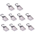 Feiyue - lot de 10 crochets utilitaires pour enseignes et cintres Feiyue - lot de 10 crochets utilitaires pour enseignes et cintres