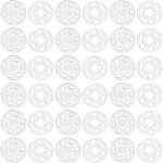 Lot de 2 sacs de boutons - pression transparents en plastique dissimulés pour vêtements pratiques Lot de 2 sacs de boutons - pression transparents en plastique dissimulés pour vêtements pratiques