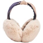 Cache - oreilles d'hiver en fausse fourrure, chauds et pliables, pour femmes et filles - abricot