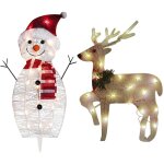 Ensemble de dcorations de nol lumineuses en forme de bonhomme de neige - 13, 8 pouces, veilleuse led ...