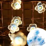Guirlande lumineuse  piles en forme de roses pour fte de jardin, mariage, nouvelle collection b3