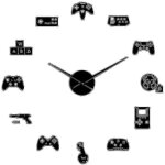 Feiyue - horloge murale géante à faire soi - même avec contrôleur de jeu, autocollants pour joysticks ... Feiyue - horloge murale géante à faire soi - même avec contrôleur de jeu, autocollants pour joysticks ...