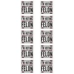 Je vote pour le pare - chocs felon 2024 - autocollant pour vitre de voiture d b4v5 Je vote pour le pare - chocs felon 2024 - autocollant pour vitre de voiture d b4v5