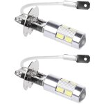 Feiyue - kits de conversion d'ampoules led h1 / h3 super lumineuses 6000k power e6j2