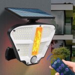 Lampes solaires d'extrieur en forme de flamme vacillante, tanches, capteur d'obscurit, 3 modes, clairage ...