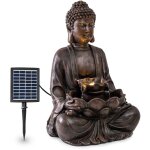 Blumfeldt dharma - fontaine de jardin solaire dcorative, eclairage led, 48x72x41 cm (lxhxp), polyrsine, ...