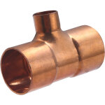 T� femelle r�duit � souder pour tube cuivre noyon & thiebault �28 - �14 - �28