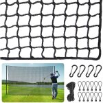 Fence de golf 9. 8x9. 8ft, filet pare - ballons � mailles carr�es de 2, 5 cm, filet en poly�thyl�ne haute ...