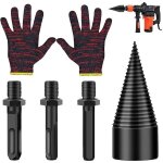 Fendeuse de b�ches, 42mm foret de fendeuse de bois de chauffage fendeuse � boisperceuse robuste perceuse ...