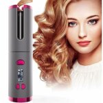 Fer � boucler boucleur cheveux fer � friser sans fil automatique c�ramique 150 - 200�c, b�ton de curling ...