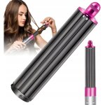 Fer � friser long pour airwrap hs01 et hs05, permanente, 18 x 4 cm, rose et rouge.