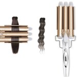 Fer � friser professionnel en c�ramique � triple baril outil de coiffure, bigoudi �lectrique